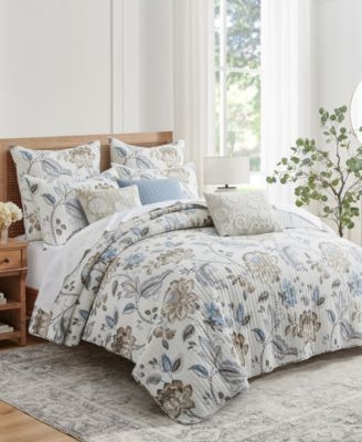 Maileen Reversible 3-Pc. Quilt Set, King/California King
