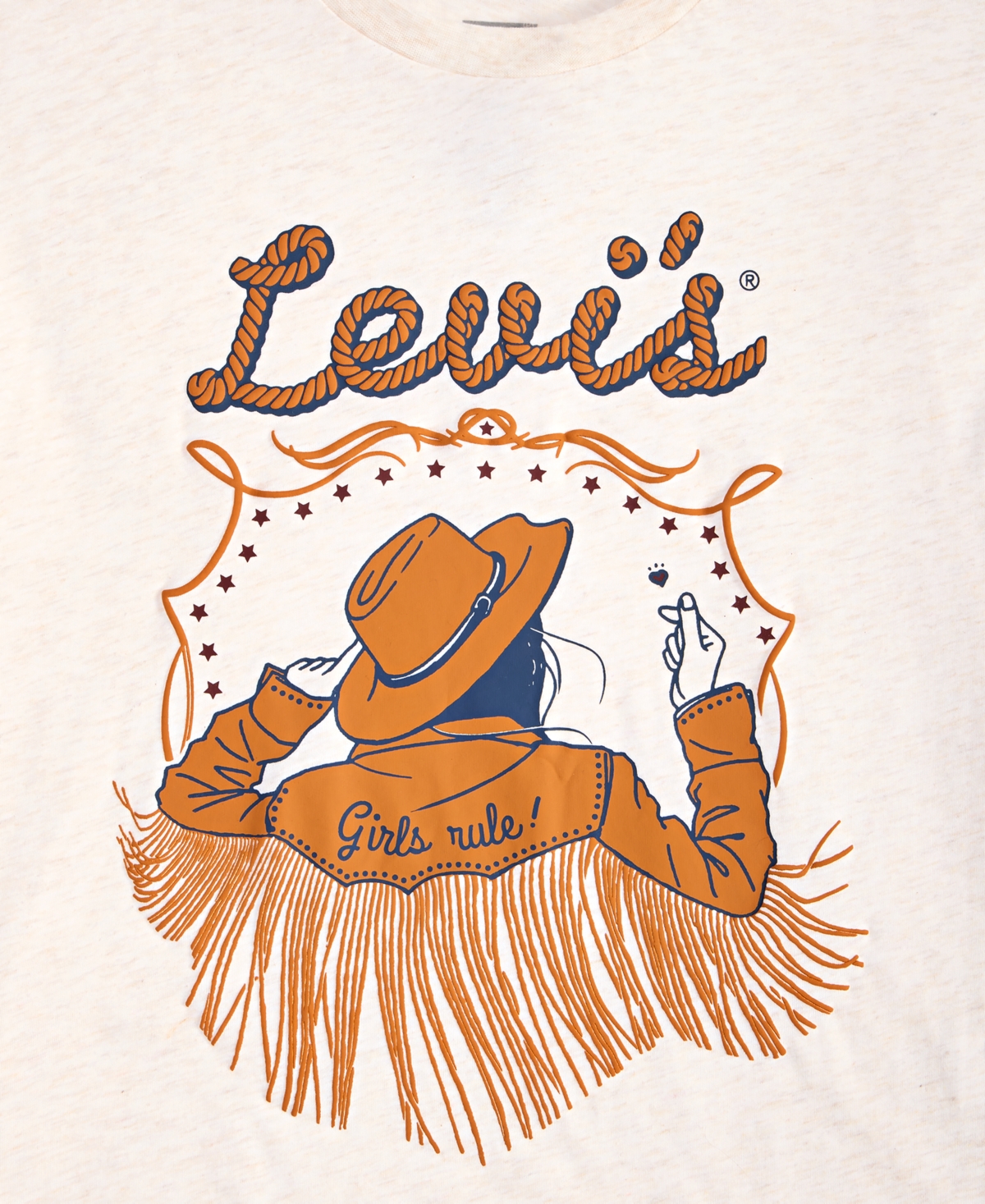 Levi's Big Girls Oversized Logo Short Sleeve T-shirt In White