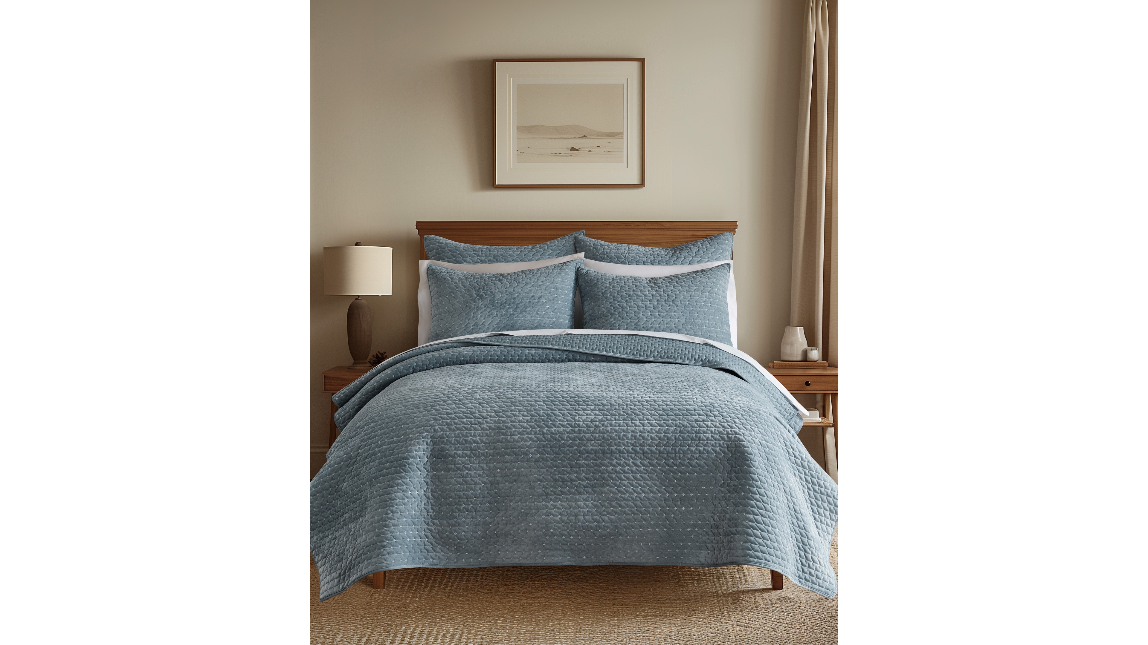Levtex Velvet Stitch Reversible 2-Pc. Quilt Set, Twin/Twin Xl