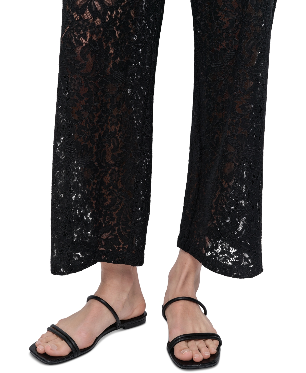Dkny Jeans Women's Lace Cropped Pants