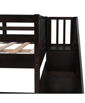 Full-Over-Full Bunk Bed with Storage