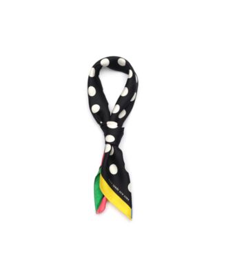 Women's Breezy Dot Silk Bandana Scarf