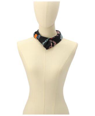 Women's Lock and Key Silk Square Scarf