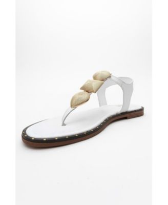 Giulia Leather Flat Sandal (Women)