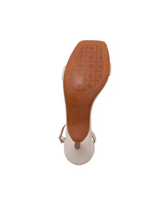 HANNAH Women's Low Kitten Heel Dress Sandal with Delicate Ankle Strap