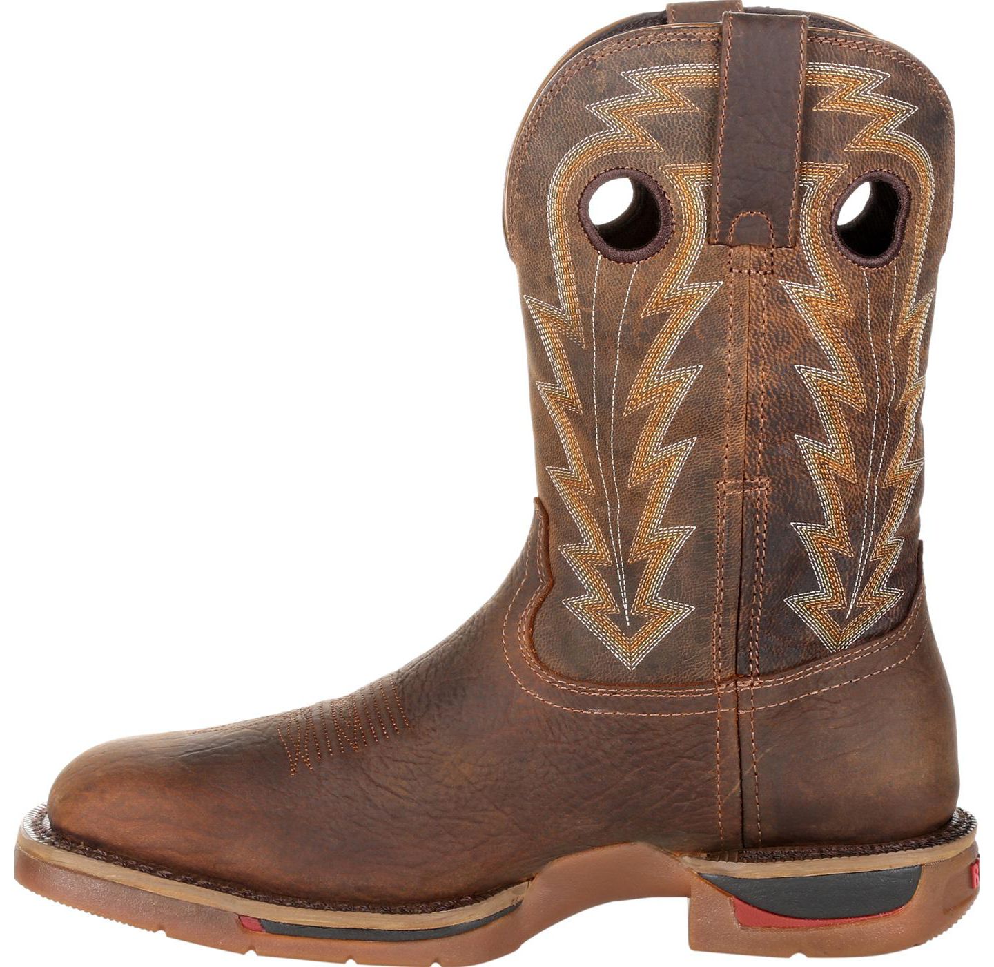 Мужские ботинки ROCKY Long Range 11" Waterproof Western Boot, цвет: Коричневый — фото 3