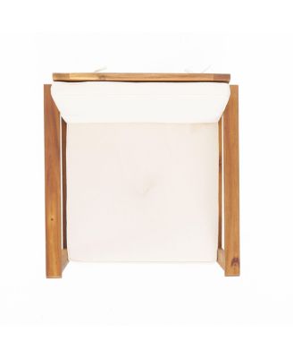 Outdoor Acacia wood  2 Club Chair And Table