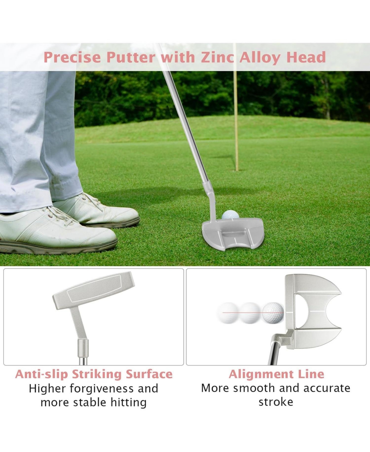 Women's 9 Pieces Complete Golf Club Set