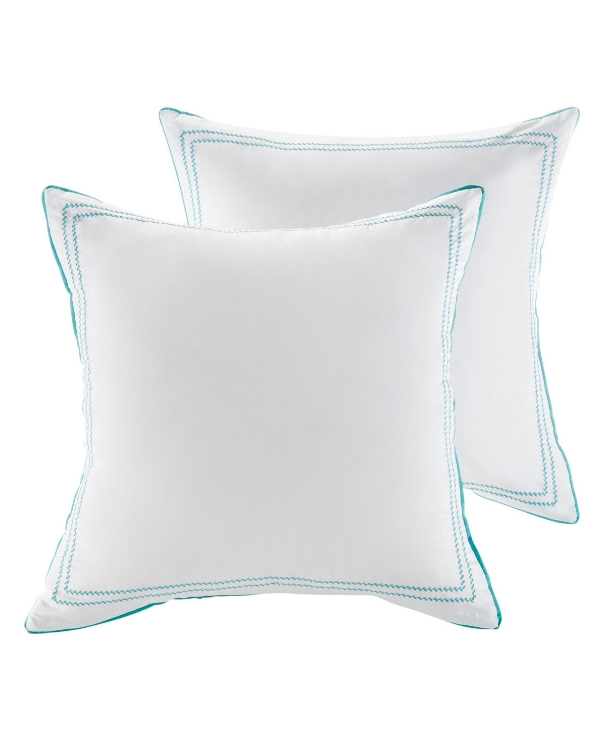 Hummingbird Grove 2-Pc. Sham Set, European - Teal