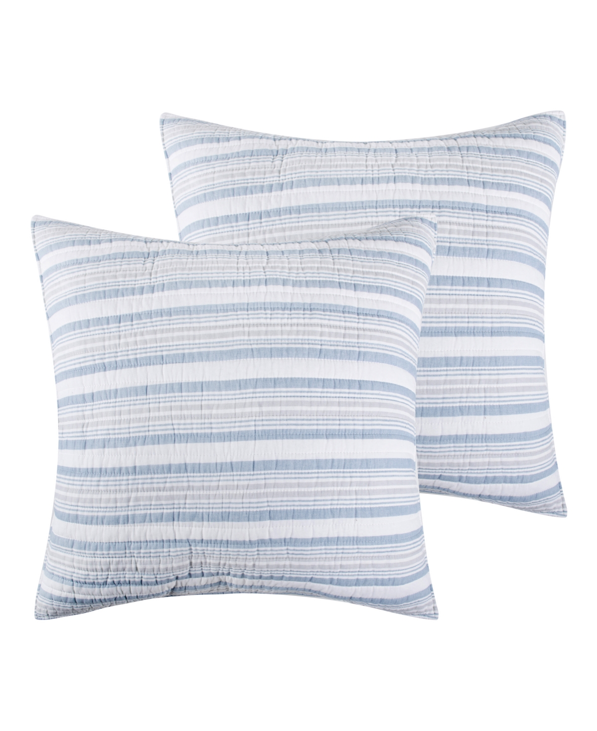 Coral Landing 2-Pc. Sham Set, European - Blue