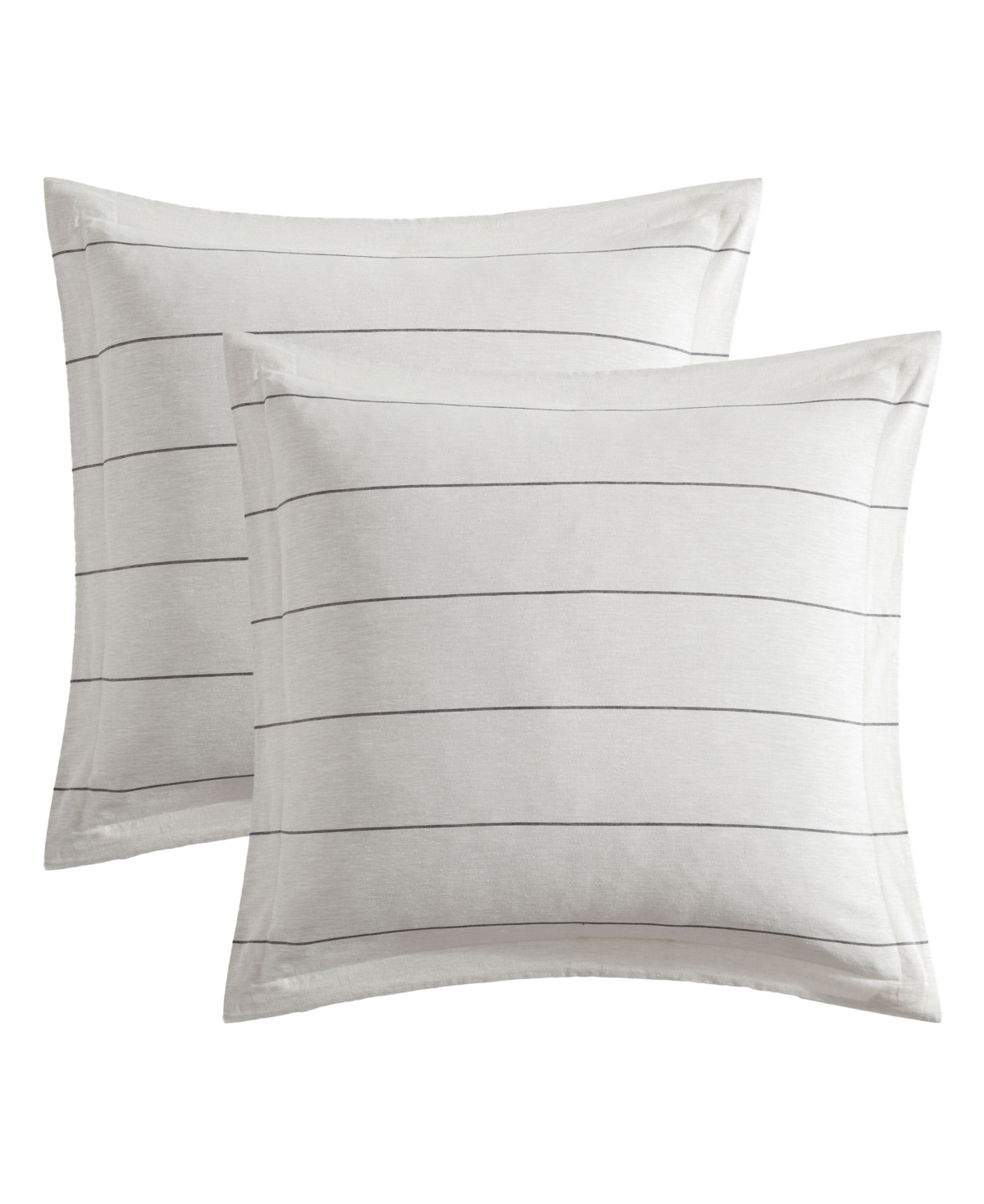 Leo Stripe 2-Pc. Sham Set, European - Black