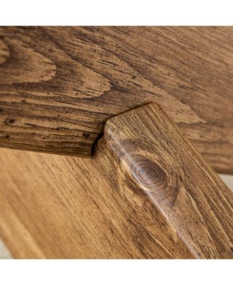 33.4" Modern Circular Glass Coffee Table