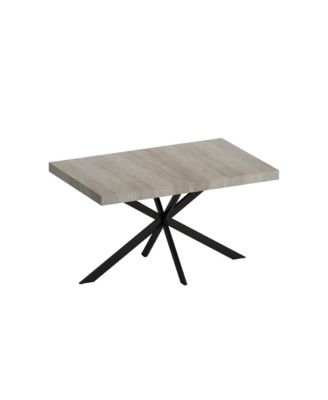 Streamdale Grey Dining Set Retro Table & 4 Metal Chairs