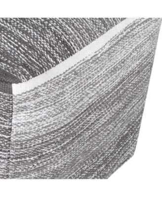 Upholstered Cotton Ottoman for Footrest and Stylish Home Accent