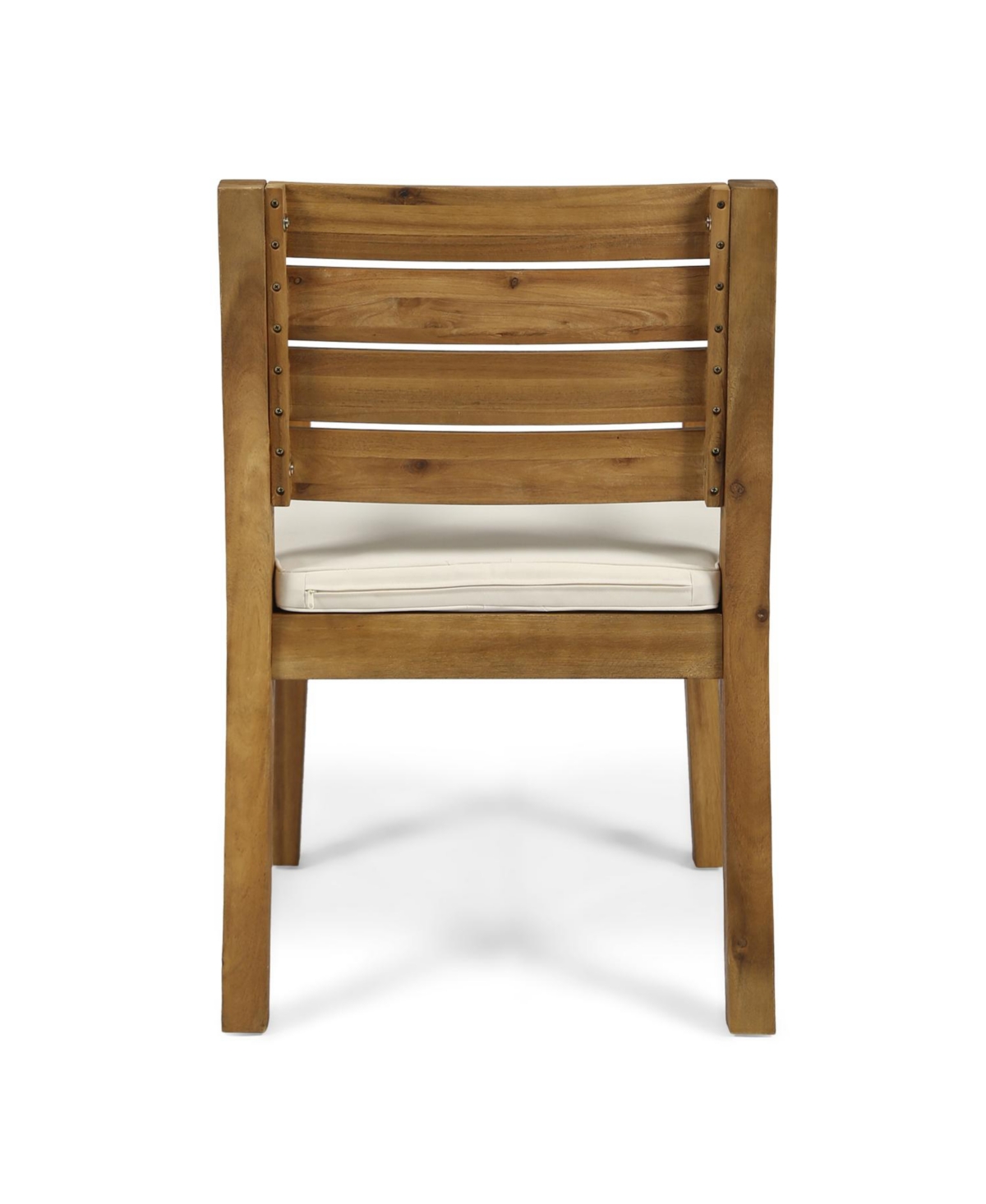 Streamdale Acacia Wood Expandable Dining Set with Cushions