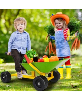 8 Inch Heavy Duty Kids Ride-on Sand Dumper with 4 Wheels