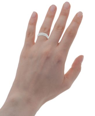 Diamond Multirow Eternity Stretch Flexible Eternity Band (2 ct. t.w.) in 14k Gold