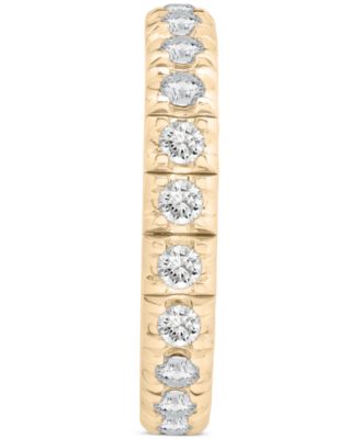 Diamond Stretch Flexible Eternity Band (1 ct. t.w.) in 14k White or Yellow Gold