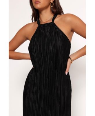 Women's Melody Plisse Halter Maxi Dress