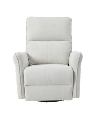 270 Swivel Rocker Recliner, Small Space Sofa, Fabric