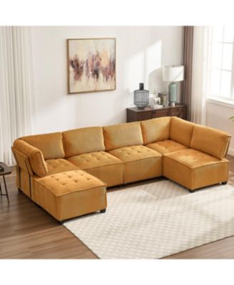 Streamdale U-Shaped Modular Sectional Sofa with Reversible Chaise