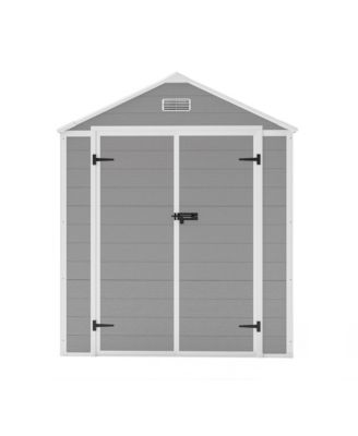 Campcraft 6x5 Resin Shed - Waterproof, UV Proof, Large Storage