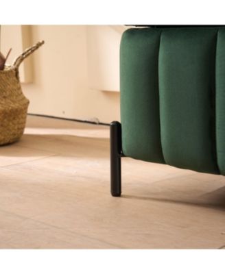 Velvet Storage Bench 49