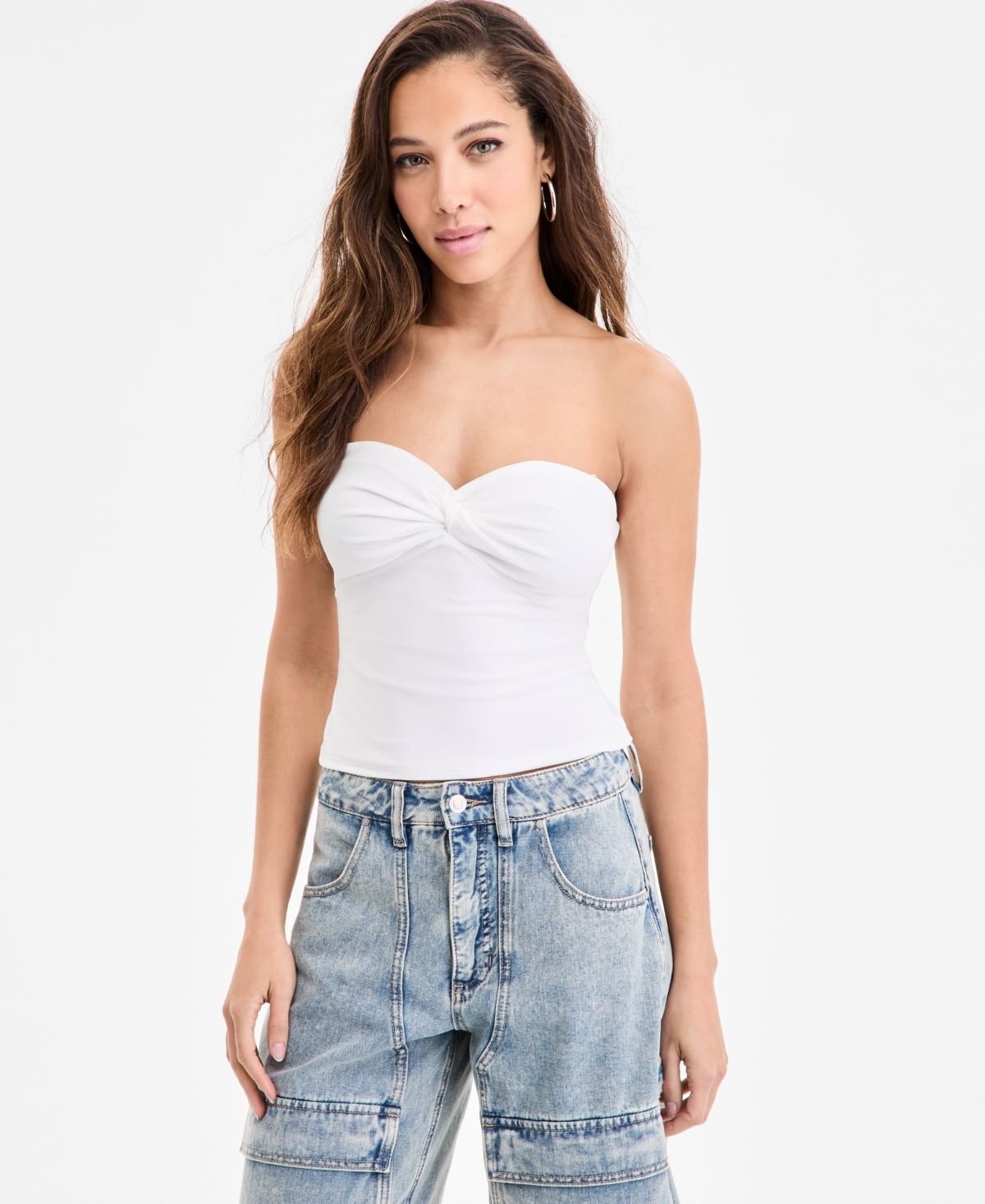 Women's Sweetheart-Neck Tube Top, Exclusively at Macy's - Crema