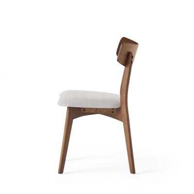 Upholstered Dining Chairs (Set of 2) - Light Beige