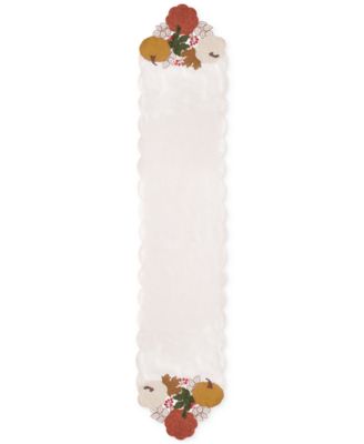 Fall Feels Cutwork Pumpkin Runner, 14" x 72"