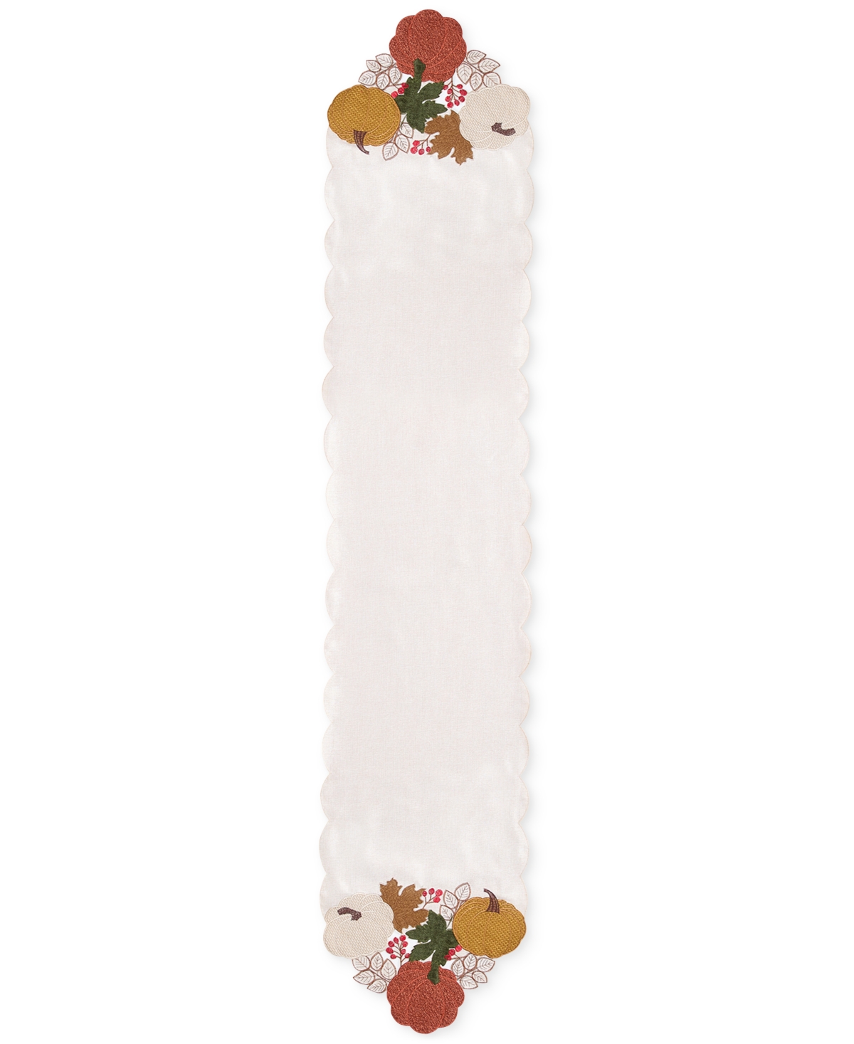 Elrene Fall Feels Cutwork Pumpkin Runner, 14" X 72" In Multi