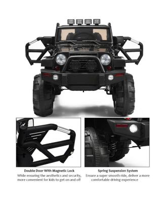 12V Electric Ride On Truck with Parental Remote Control and LED Lights