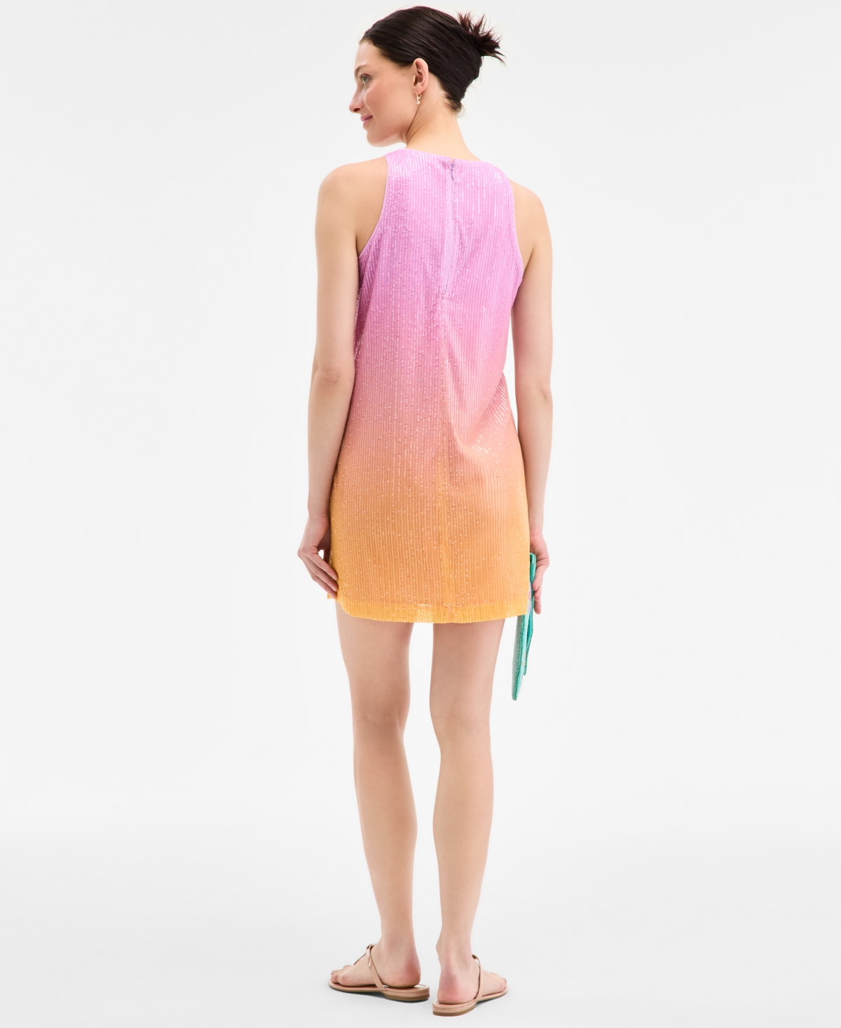 On 34th Women's Ombre Sequin Mini Dress, Exclusively At Macy's In Blue