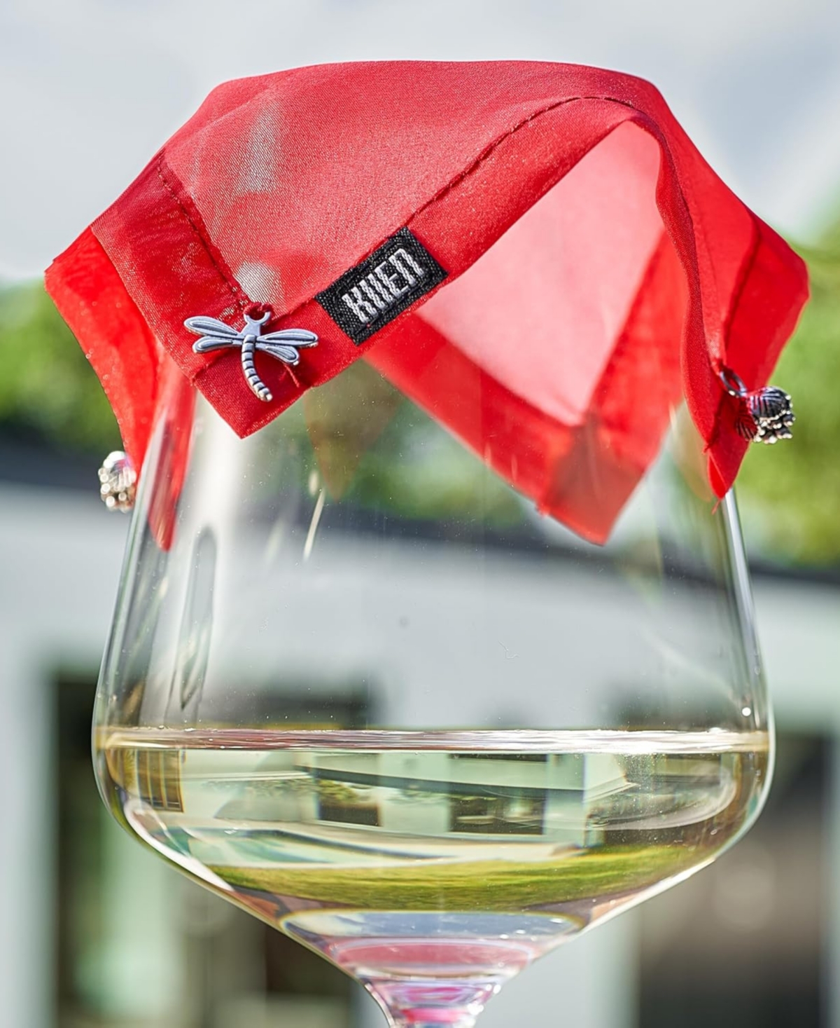 The Wine Savant Classic Wine Glass Covers, Set Of 4