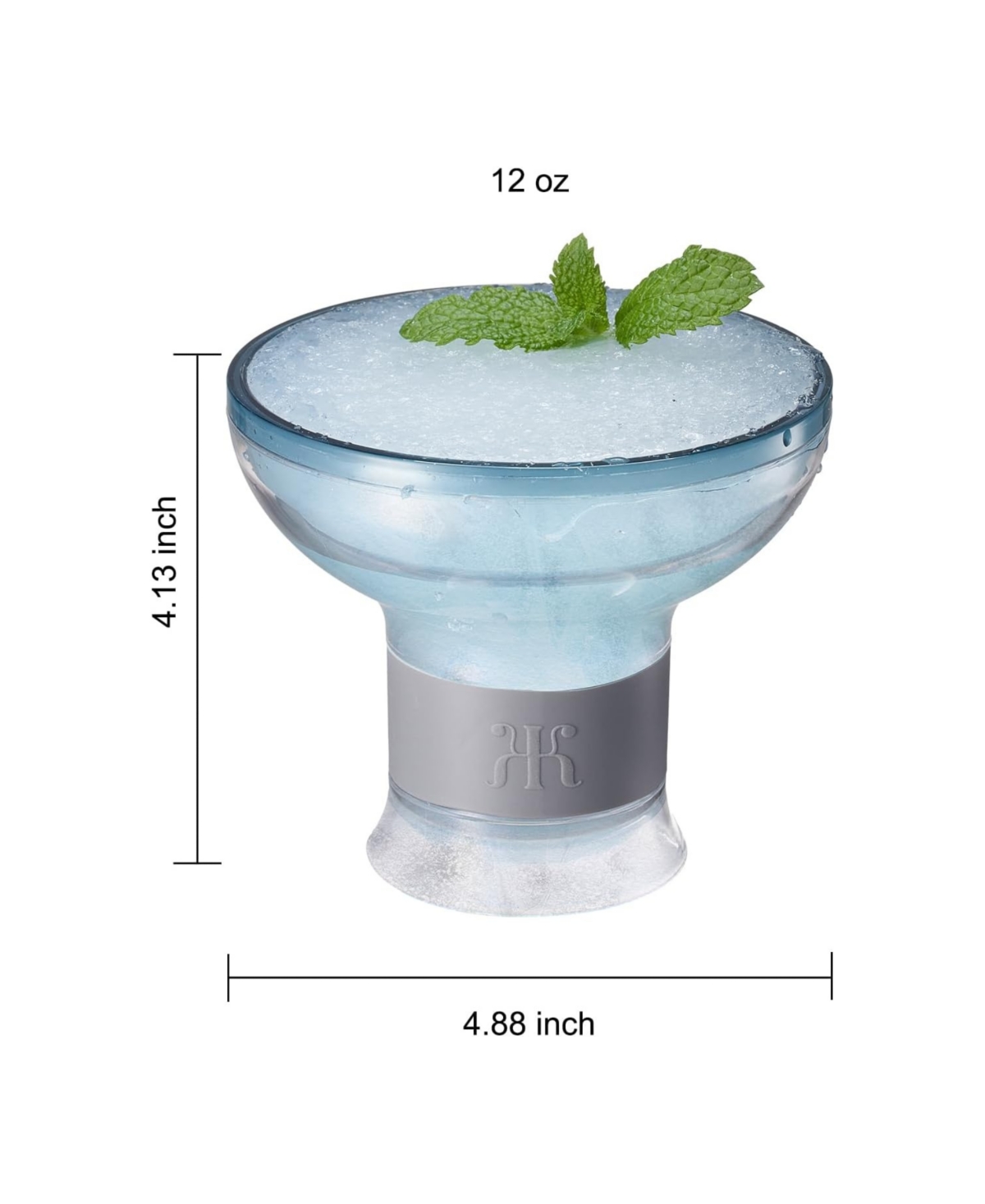 The Wine Savant Frozen Margarita And Chiller Cocktail Glasses, Set Of 4
