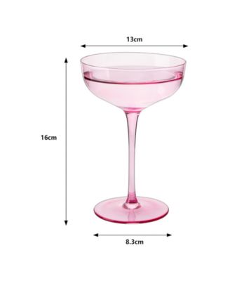 Classic Coupe Glasses, Set of 4