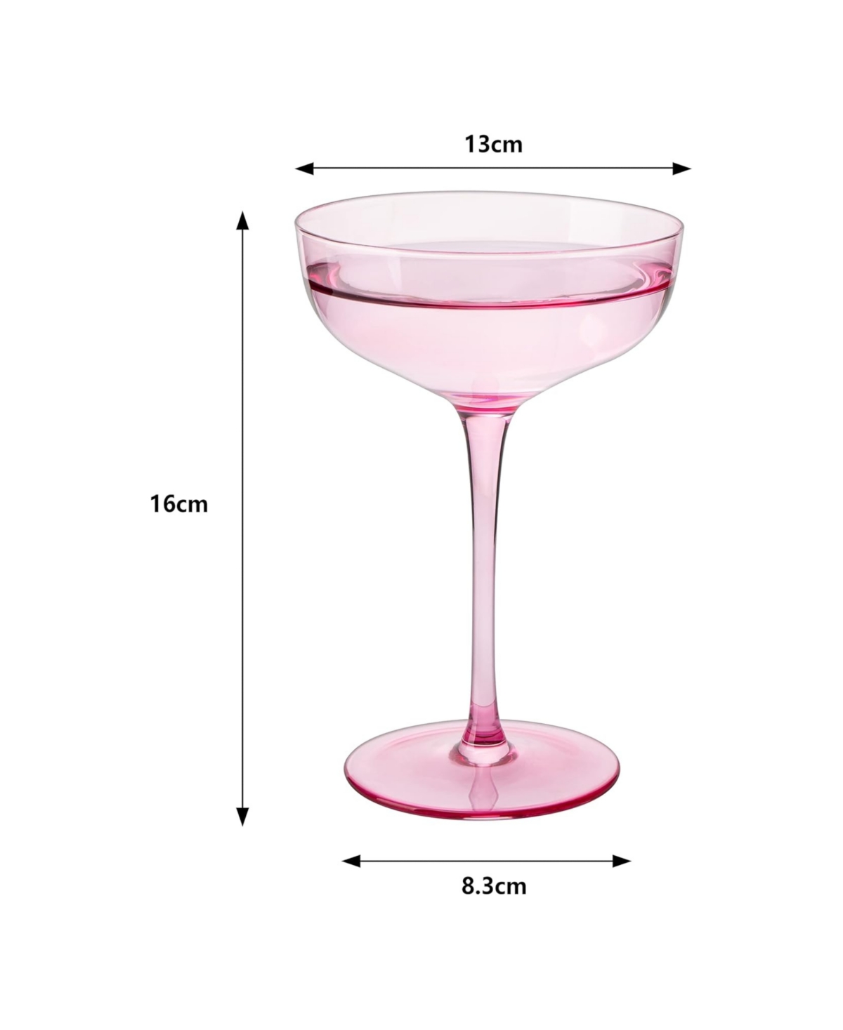 The Wine Savant Classic Coupe Glasses, Set Of 4