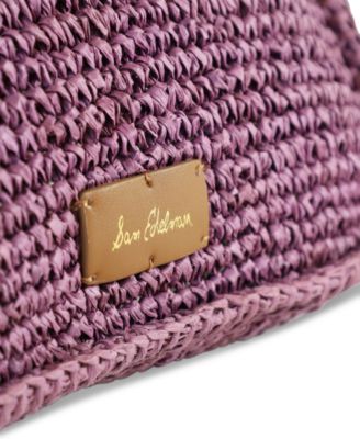 Phoebe Small Raffia Shoulder Flap Shoulder Bag