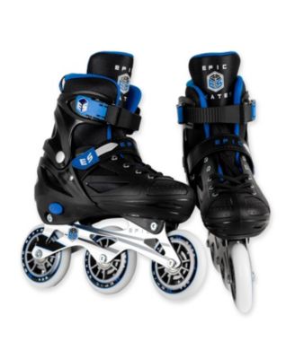 Epic Storm Adjustable 90mm 3-Wheel Bright LED Light Up Inline Speed Skates