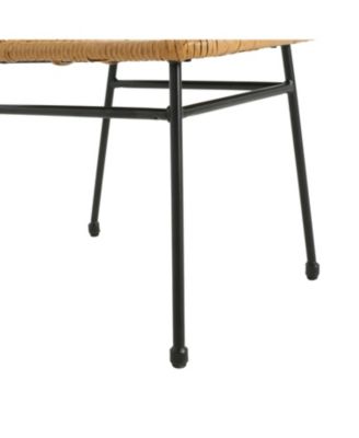 Light Brown Chair (Set of 2) and Dark Brown accent table