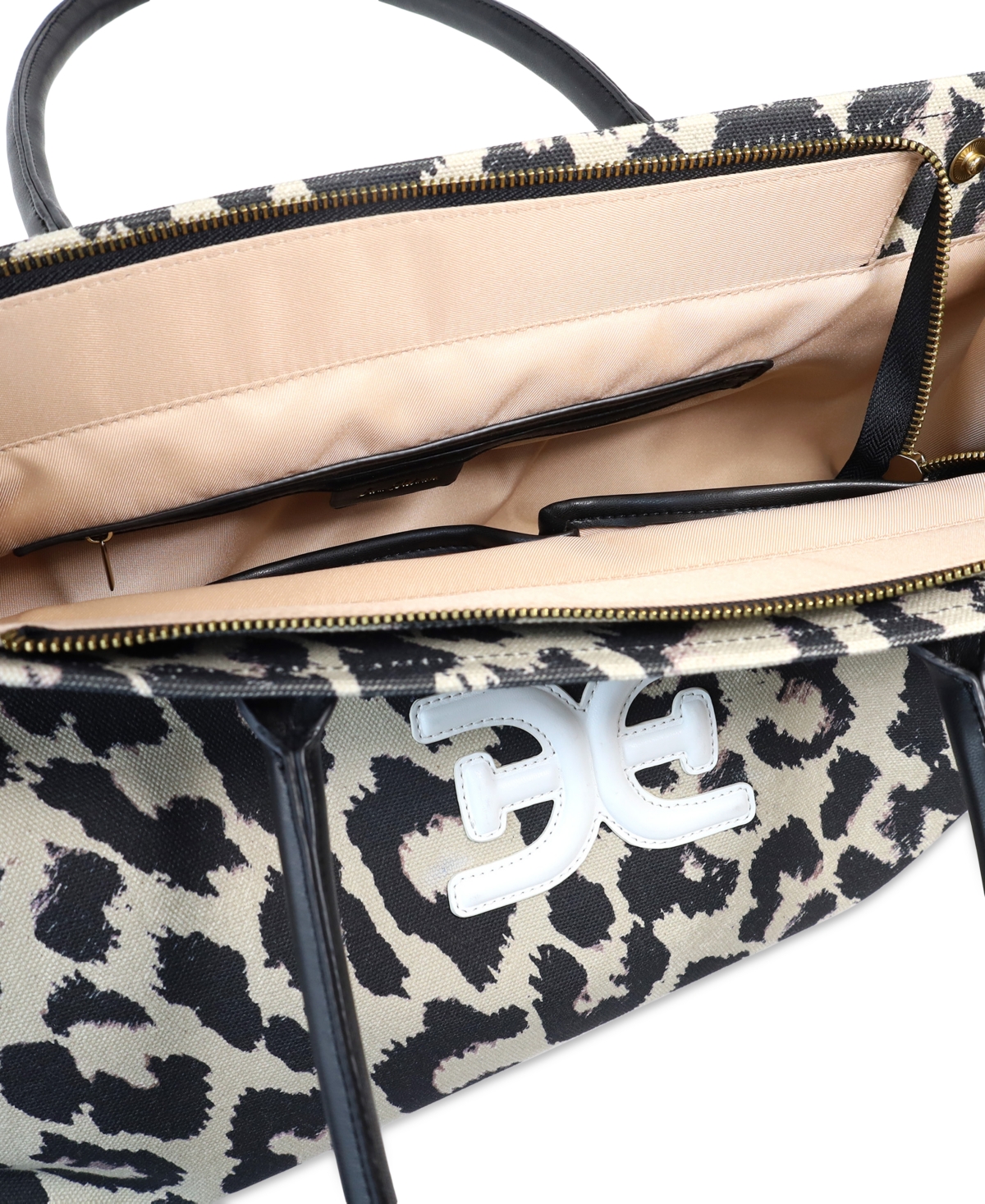 Sam Edelman Cooper Extra Large Logo Canvas Tote