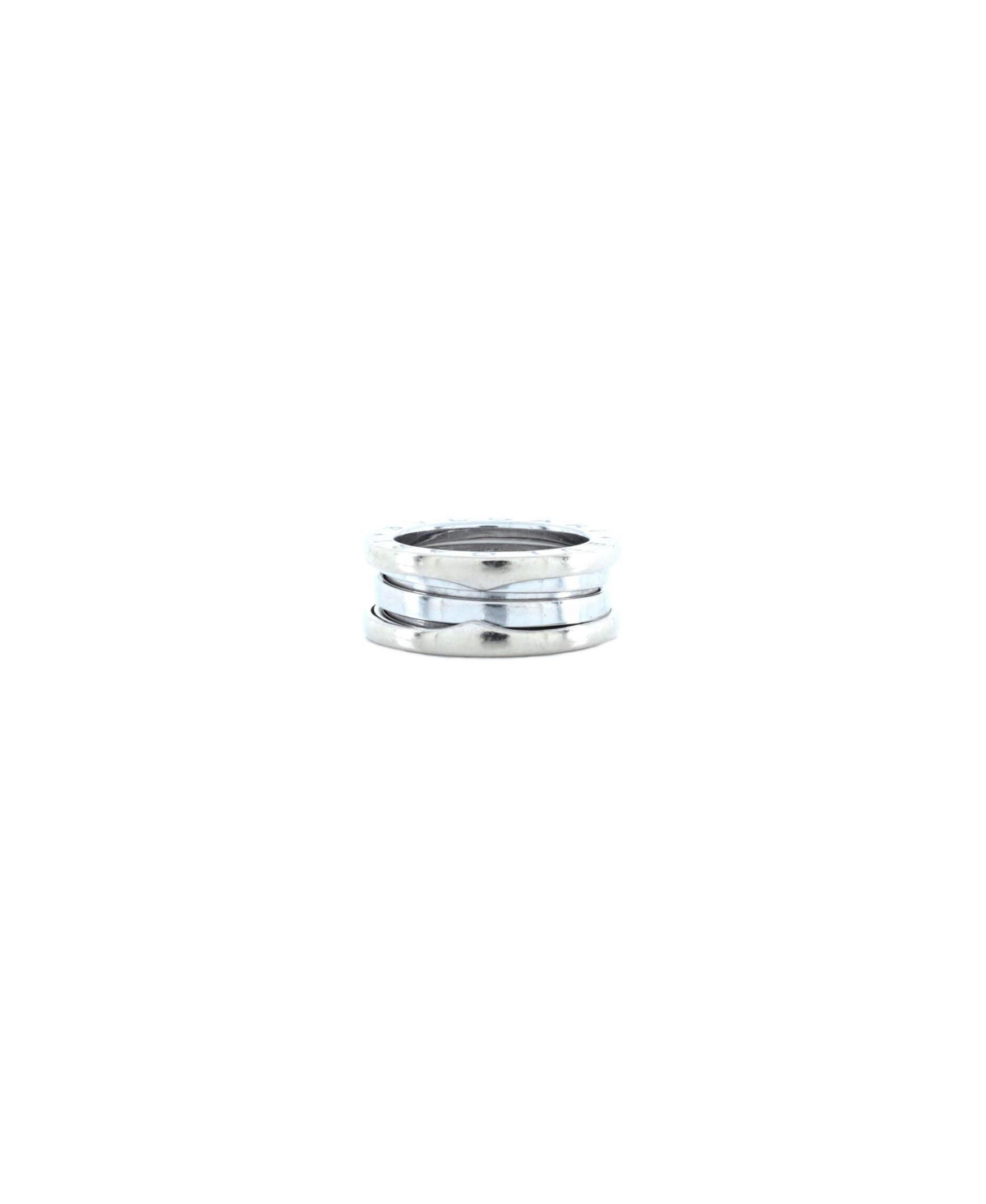 B.Zero1 Two Band Ring 18K White Gold - 18k white gold