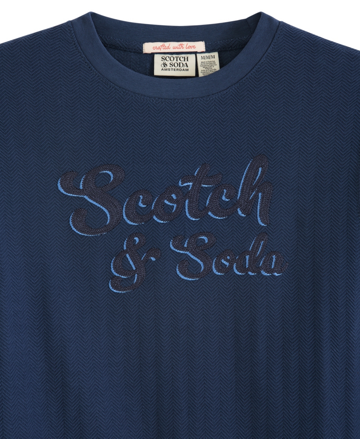 Scotch & Soda Big Boys Embroidered Crewneck Sweatshirt