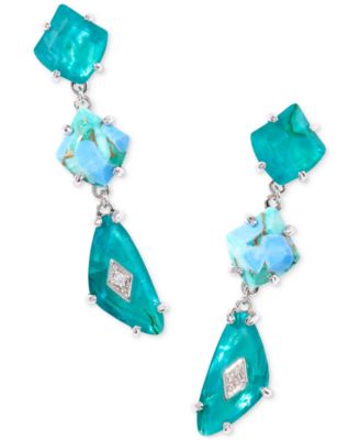 Kendra Scott - Mixed Stone Linear Drop Earrings