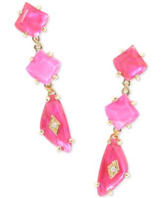 Kendra Scott - Mixed Stone Linear Drop Earrings