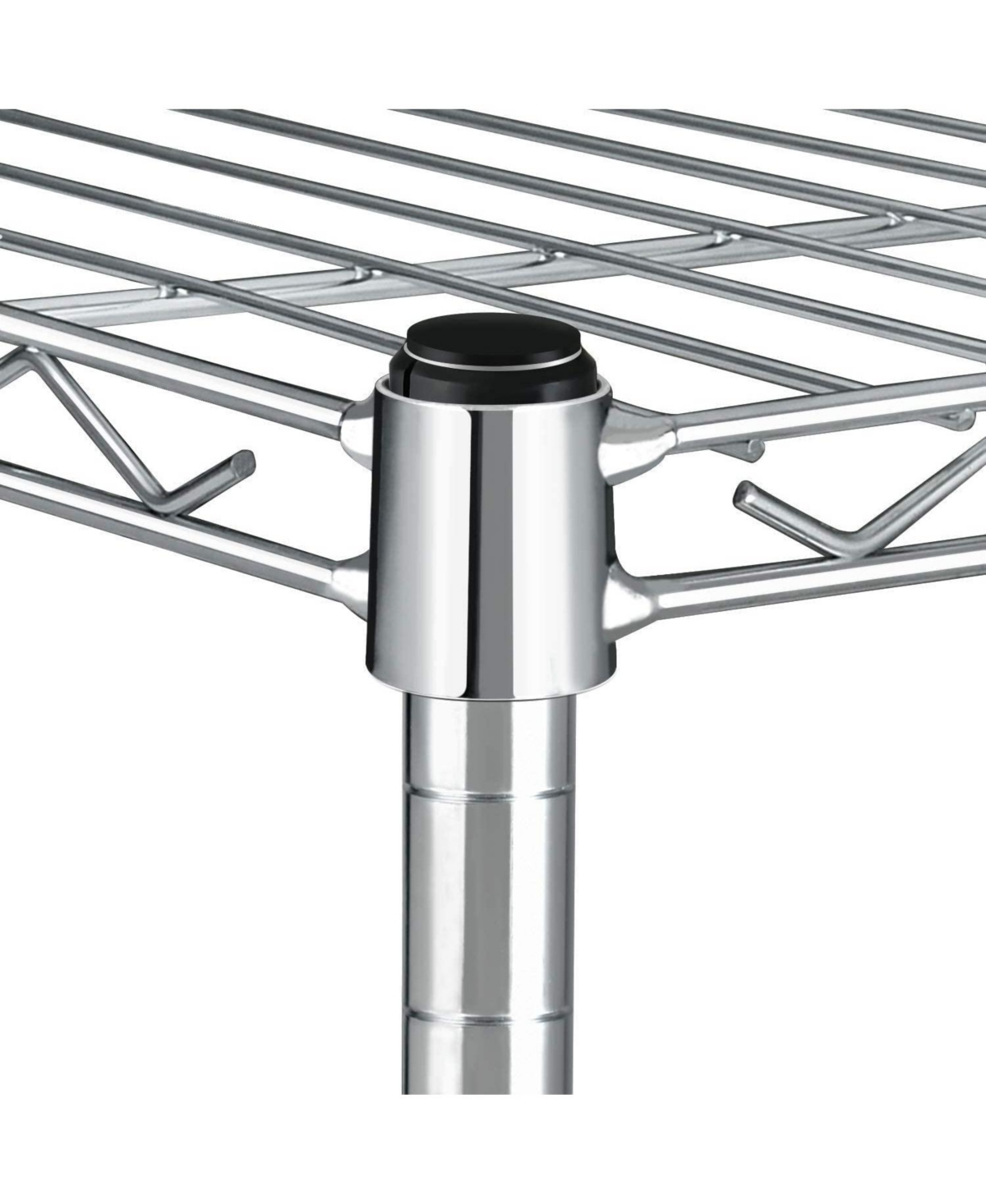 Heught Adjustable Simple Deluxe 4-Tier Heavy Duty Storage Shelving Unit