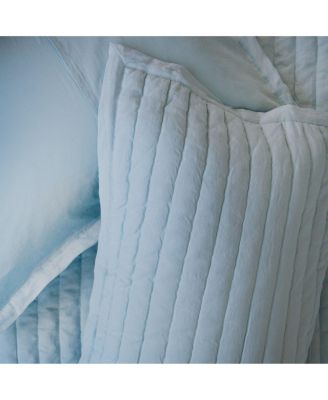 French Linen Channel Stitch Quilt & Sham Set - Twin/Twin XL