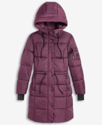 Women's Hooded Puffer Utility Coat