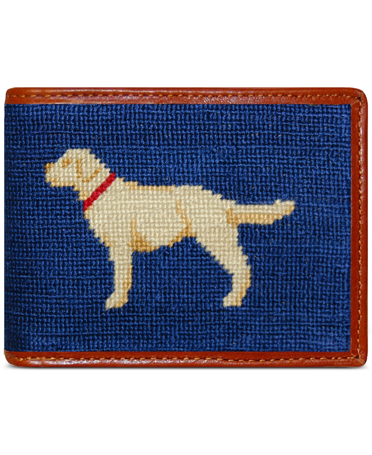 Men's Yellow Lab Wallet - Navy