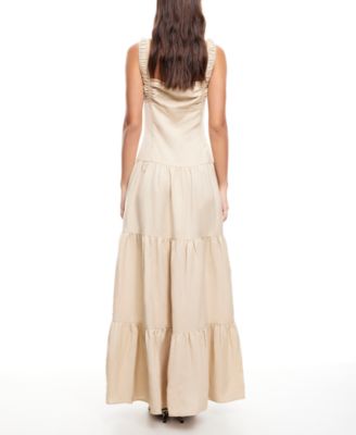 Women's Heart-Shaped Maxi Dress